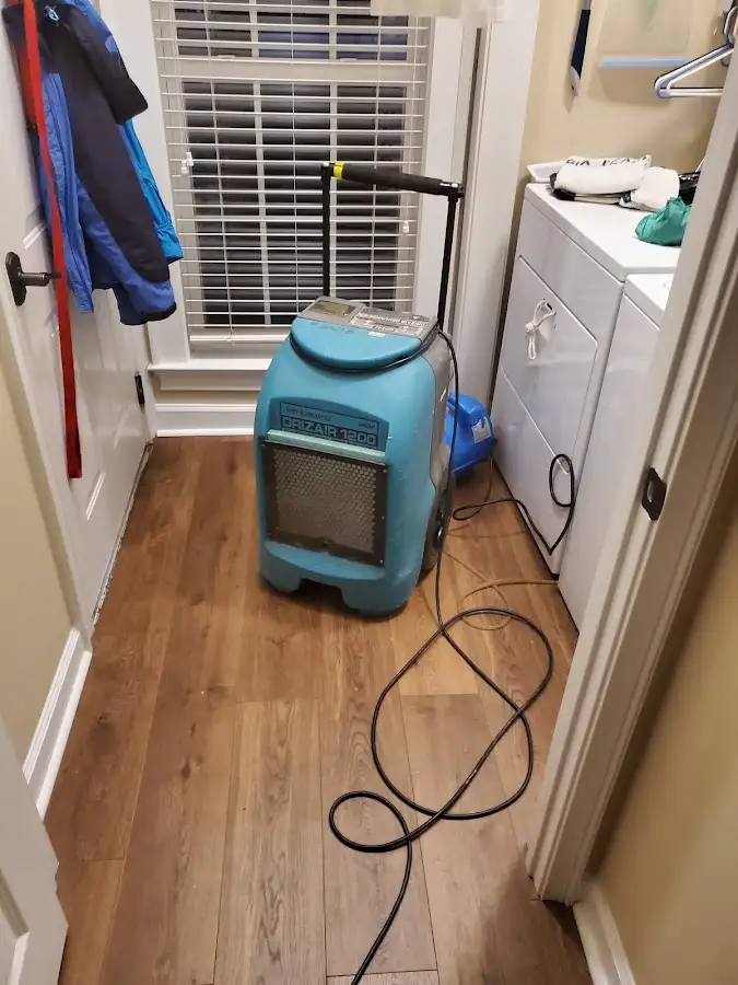 Commercial dehumidifier deployed for Flood Damage Cleanup in Albuquerque